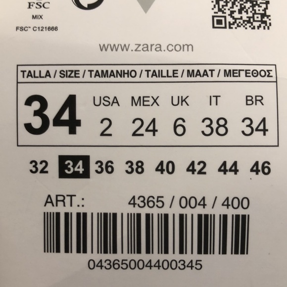 NWTs Zara high rise frayed denim short extra pocket detail - Picture 7 of 11